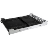 StarTech 2U Vented Sliding Rack Shelf w/ Adjustable Mounting Depth