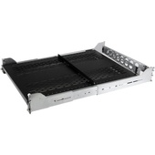 StarTech UNISLDSHF19H 2U Vented Sliding Rack Shelf w/ Adjustable Mounting Depth
