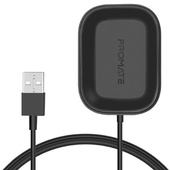 PROMATE AuraPod-1 5W Anti-Slip Qi Wireless Charging Dock for Apple Airpods (Black)