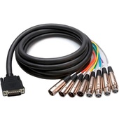 Pro Tools MTRX AES LFHsub to 2X DB25 Breakout Cable