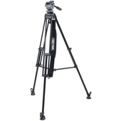 Miller DS-10 Aluminum Tripod System DS-10 Fluid Head, 1-Stage Tripod, Mid-Level Spreader, Softcase