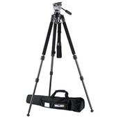 Miller 1643 Miller Solo DV Alloy Tripod with DS-20 Fluid Head, Camera Plate, Pan Arm, and Soft Case