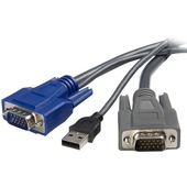 StarTech Ultra-Thin USB VGA 2-in-1 KVM Cable (3m)