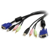 StarTech 4-in-1 USB VGA KVM Cable w/ Audio (4.5m)