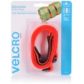 VELCRO 2 Pack Adjustable & Reusable Hi-Vis Straps ( 25mm x 644mm)