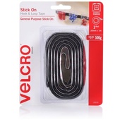 VELCRO Stick On Hook & Loop Tape (25mm x 1m)