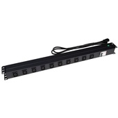 DYNAMIX 10 Outlet Vertical Power Rail (10A IEC C13)