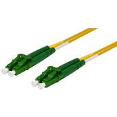 DYNAMIX 9u LC APC/LC APC Fibre Lead (Duplex, Single Mode, 1m)
