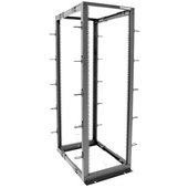 DYNAMIX 22U 4 Post Depth-Adjustable Open Frame Rack