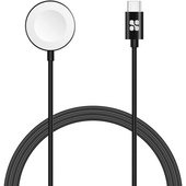 PROMATE AuraCord-C USB Charging Cable for Apple Watch (Black)