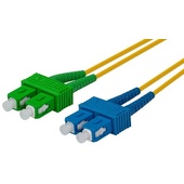 DYNAMIX 9u SC APC/SC Fibre Lead (Duplex, Single Mode, 10m)