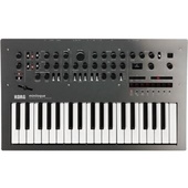 Korg Minilogue Polyphonic Analog Synthesiser (Grey) & Decksaver Cover for Korg Minilogue (Bundle)
