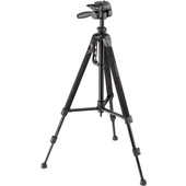 Magnus DLX-357 3-Section Photo/Video Tripod with Pan Head, Smartphone Adapter, and GoPro Mount