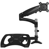 StarTech Single-Monitor Arm with Laptop Stand & One-Touch Height Adjustment