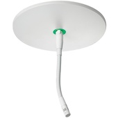 Audio-Technica ATND931 Dante Network Hanging Cardioid Condenser Microphone (White)