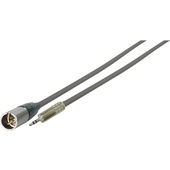 TecNec TA4M-MPS-1.5 4-Pin Mini XLR Male to 3.5mm Stereo Cable (18" / 45 cm)