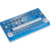 Behringer Rhythm Designer RD-6 Analog Drum Machine with 64-Step Sequencer (Blue Translucent)