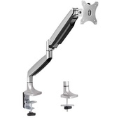 Brateck 13-32" Single Monitor Gas Spring Stand with Clamp/Grommet Base