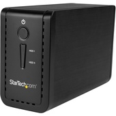 StarTech 2-Bay 3.5in HDD Enclosure - RAID USB 3.1