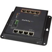 StarTech Industrial 8 Port Gigabit PoE Switch - Managed (4 PoE+)
