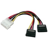 Digitus SATA (Dual) to Molex Power Cable (0.34m)