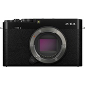Fujifilm X-E4 Mirrorless Digital Camera Kit with MHG-XE4 Grip and TR-XE4 Thumb Rest (Black)