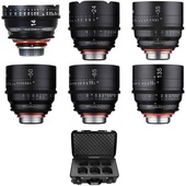 Rokinon Xeen 14, 24, 35, 50, 85, 135mm Cine 6 Lens Bundle with Case (Canon EF)