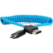 Kondor Blue Coiled Mini-HDMI to HDMI Cable (12 to 24")