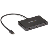 StarTech USB C to HDMI Splitter - 3-Port MST Hub