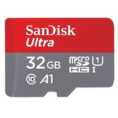 SanDisk 32GB UHS-1 Ultra microSDHC (U1, Class 10)