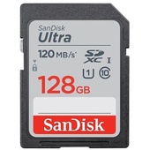 SanDisk 128GB Ultra SDXC Class 10 UHS-I 120 MB/s Memory Card