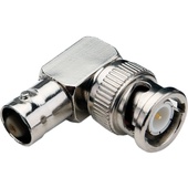 Pearstone BNC Female to BNC Male Right-Angle Adapter