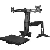StarTech Sit Stand Dual Monitor Arm - Adjustable
