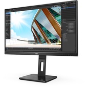 AOC Q27P2Q 24" 2560x1440 VGA HDMI DP Ergo Frameless Monitor