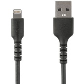 StarTech Heavy Duty USB-A to Lightning Cable (Black, 2m)