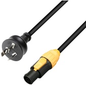 Adam Hall 8101 TCON 0150 IP65 Powertwist Power Cord (1.5 m)