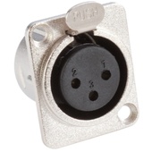 Adam Hall Chassis Connector XLR Female D-Type