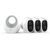 EZVIZ Wire-Free Security Kit (1x W2D Base Station, 3x C3A Outdoor WiFi Security Cameras)