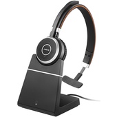 Jabra EVOLVE 65+ UC Mono Bluetooth Headset with Charging Stand