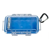 Pelican 1015 Micro Case (Blue/Clear)