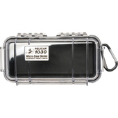Pelican 1030 Micro Case (Black/Clear)