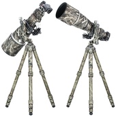 Leofoto LS-365C+PG-1 Compact Carbon Fibre Tripod with Gimbal Head (Full Camouflage)