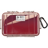 Pelican 1050 Micro Case (Red/Clear)