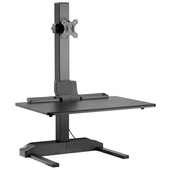 Brateck Electric Sit-Stand Desk Converter with Single Monitor