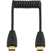 Elvid HDMIAA-015-C High-Speed Coiled HDMI Cable (8 to 18")