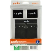 Jupio Pair of NP-W126S Batteries & USB Dual Charger Value Pack (1260mAh)