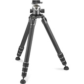 Gitzo Systematic Series 5 Carbon Fiber Tripod w/Arca-Type Series 4 Center Ball Head w/Lever Release