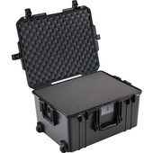 Pelican 1607AirWF Gen 2 Wheeled Carry-On Hard Case with Foam Insert (Black)