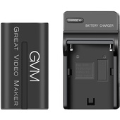 GVM NP-F970 6600mAh Lithium-Ion Battery with Travel Charger