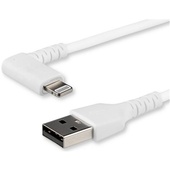 Startech White Angled Lightning to USB Cable (1m)